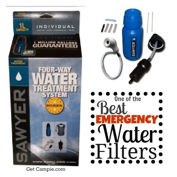 Emergency water filter